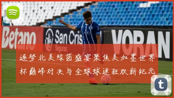 逐梦北美绿茵盛宴聚焦美加墨世界杯巅峰对决与全球球迷狂欢新纪元